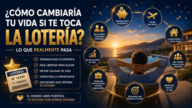 ¿Cómo cambiaría tu vida si te toca la lotería?