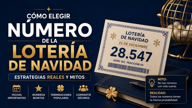 Cómo elegir tu número de la Lotería de Navidad