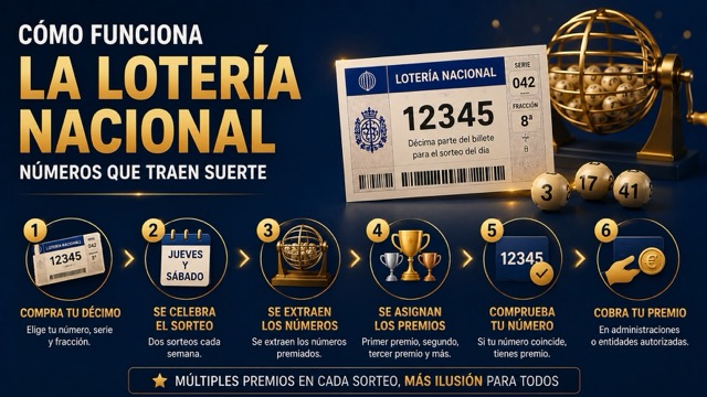 C�mo funciona la Loter�a Nacional: d�cimo, serie, sorteo y premios