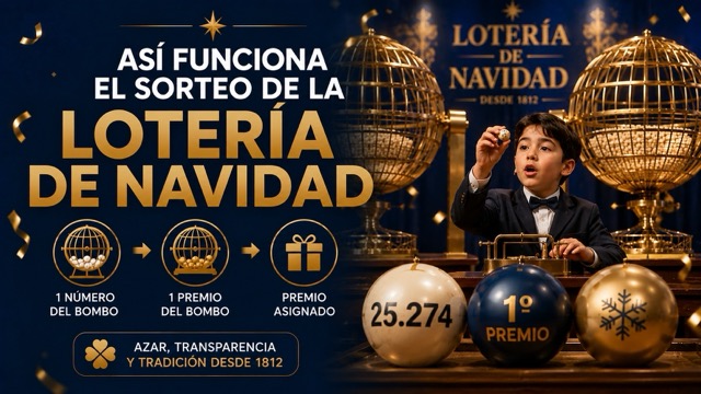 Cómo funciona el sorteo de la Lotería de Navidad por dentro