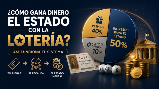 ¿Cómo gana dinero el Estado con la lotería?