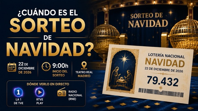 Cu�ndo y a qu� hora es el sorteo de la Loter�a de Navidad