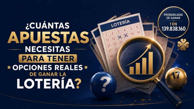 ¿Cuántas apuestas necesitas para ganar la lotería?