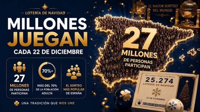 Cu�ntas personas juegan la Loter�a de Navidad en Espa�a