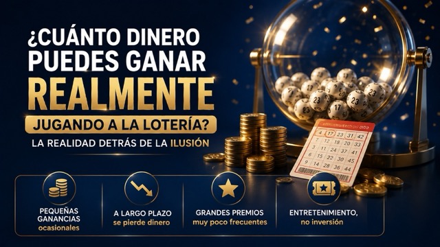 ¿Cuánto dinero ganas realmente con la lotería?