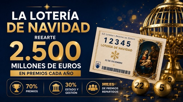 Cuánto dinero reparte la Lotería de Navidad