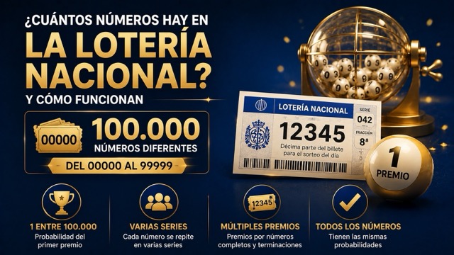 Cu�ntos n�meros hay en la Loter�a Nacional