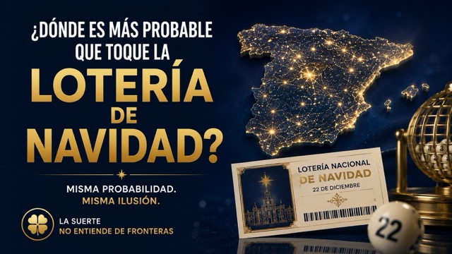 �D�nde es m�s probable que toque la Loter�a de Navidad?