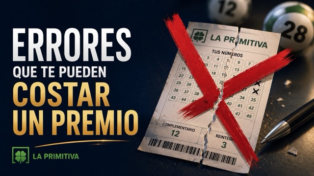 Errores al jugar a La Primitiva