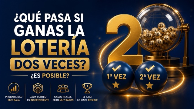 �Se puede ganar la loter�a dos veces?