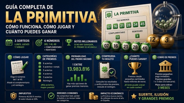 Gu�a de La Primitiva: todo lo que necesitas saber