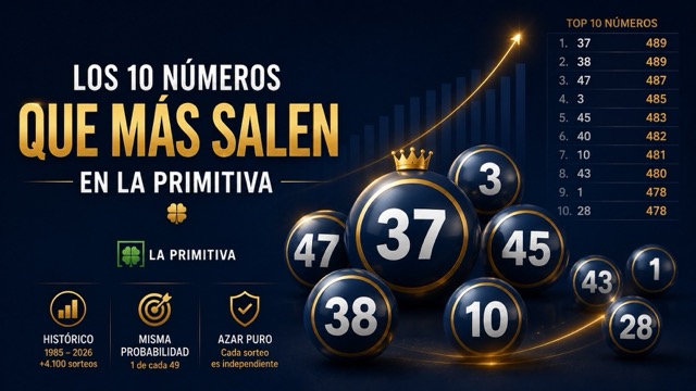Los n�meros que m�s salen en La Primitiva