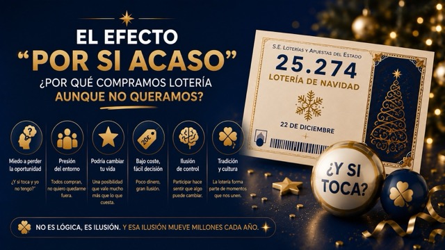 ¿Por qué compramos lotería por si acaso?