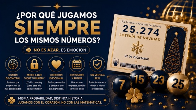 ¿Por qué jugamos siempre a los mismos números?