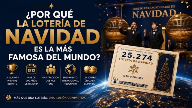 ¿Por qué la Lotería de Navidad es famosa en el mundo?