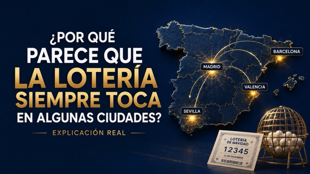 ¿Por qué toca la lotería en algunas ciudades más que en otras?