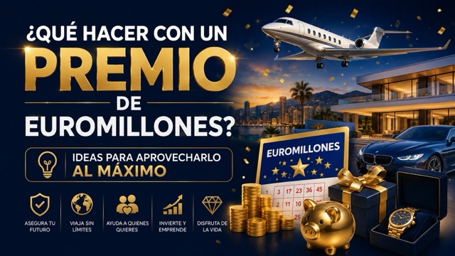 ¿Qué hacer con un premio del Euromillones?