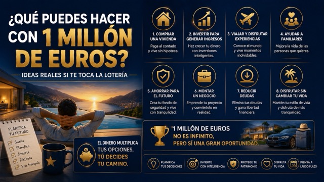 �Qu� hacer si ganas un mill�n de euros en la loter�a?