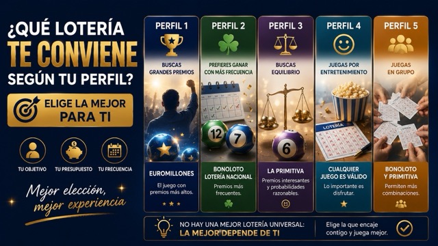 ¿Qué lotería te conviene según lo que buscas?