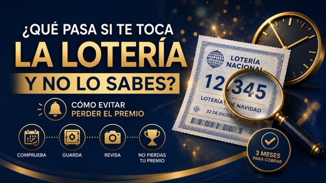 �Qu� pasa si te toca la loter�a y no lo sabes?