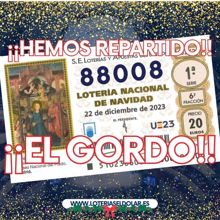 Buscar número de lotería de Navidad